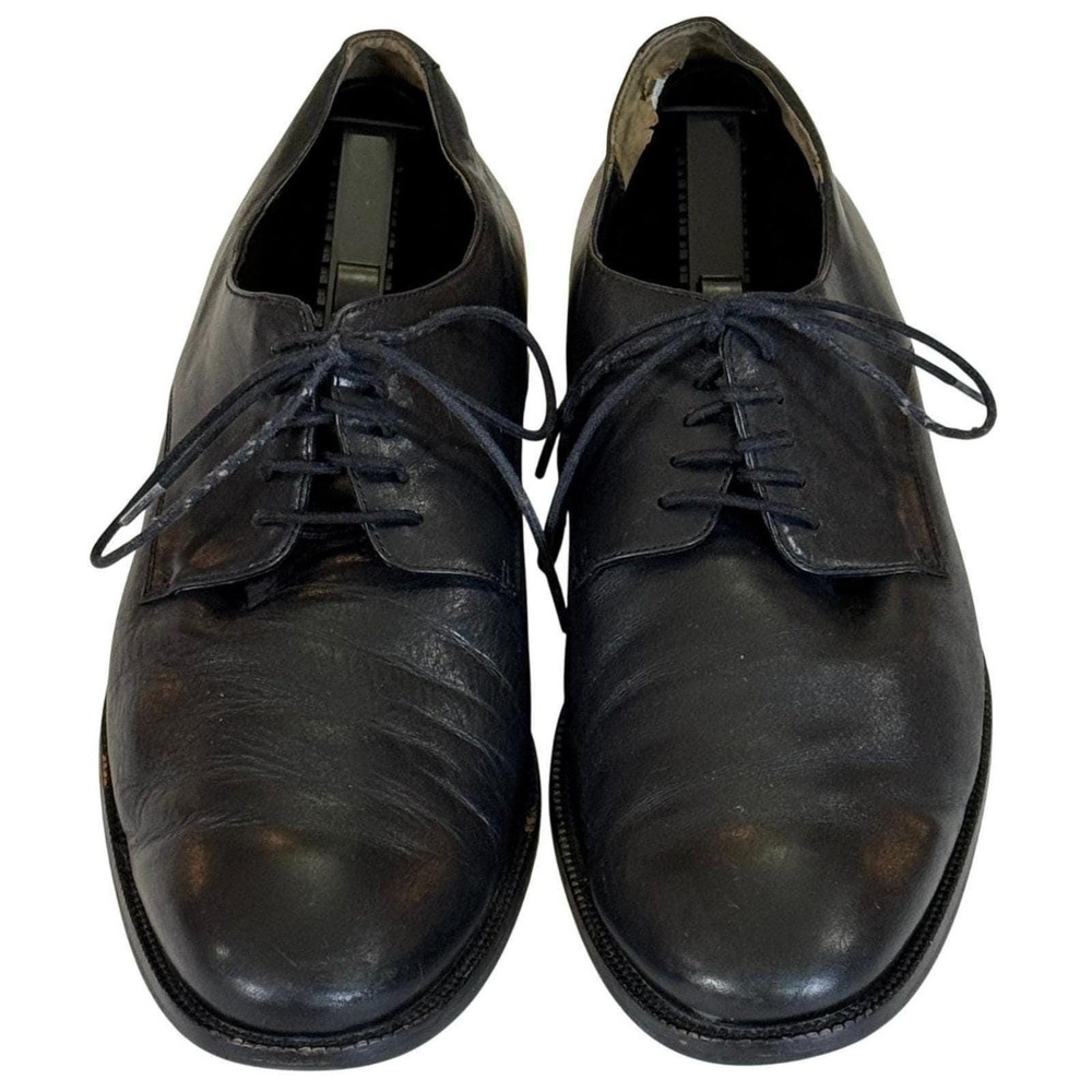 Cole Haan Black Leather Cap Toe Derby Dress Shoes Mens 13M Goodyear Welt